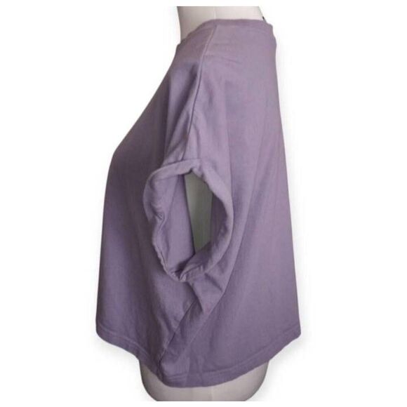 ADIDAS ORIGINALS TREFOIL CROPPED T-SHIRT PURPLE SZ.XL EUC. - Picture 5 of 8